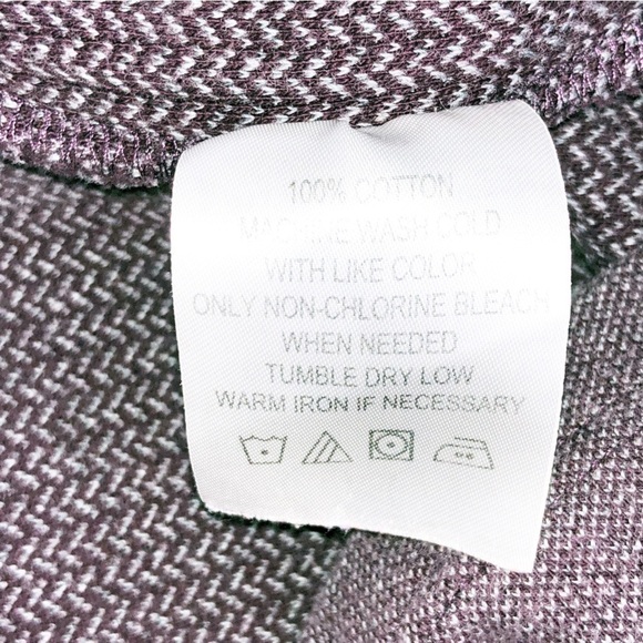 Ben Sherman Purple Quarter Zip Pullover Sweater Size L - Picture 9 of 12